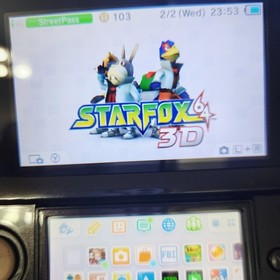 3DS Cosmo Black Handheld System CTR-001 W/GAMES - TESTED
