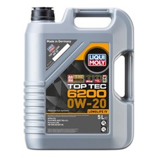 Image of Liqui Moly TOP TEC 6200 0W-20 Fully Synthetic Engine Oil ACEA C5 Vw 508/509 5L