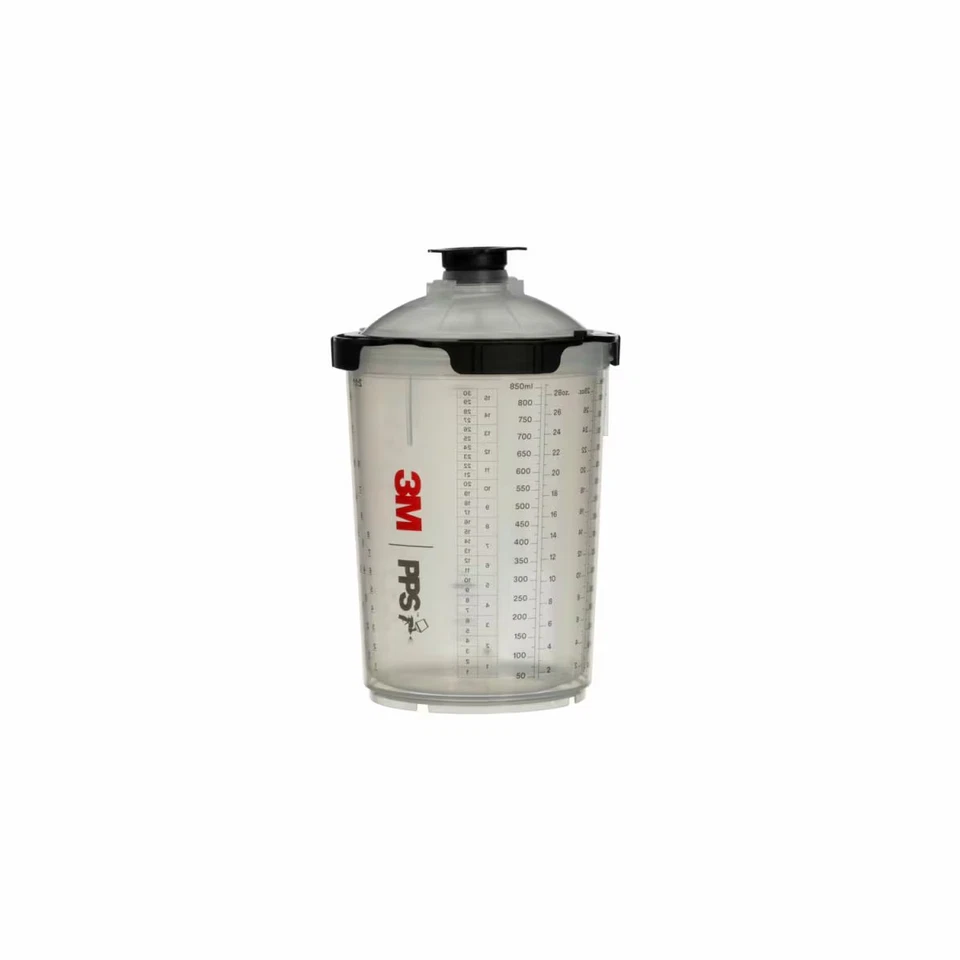 3M PPS Series 2.0 Spray Cup System Kit 26024, 28 fl oz, 850 mL 200 Micron Filter - Image 3 of 4