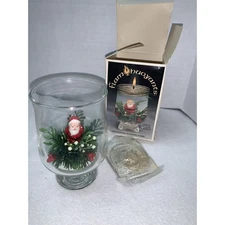 Vtg Flam Buoyants Floating Flame Candle Kit Santa Claus Christmas Decor 1979 NOS