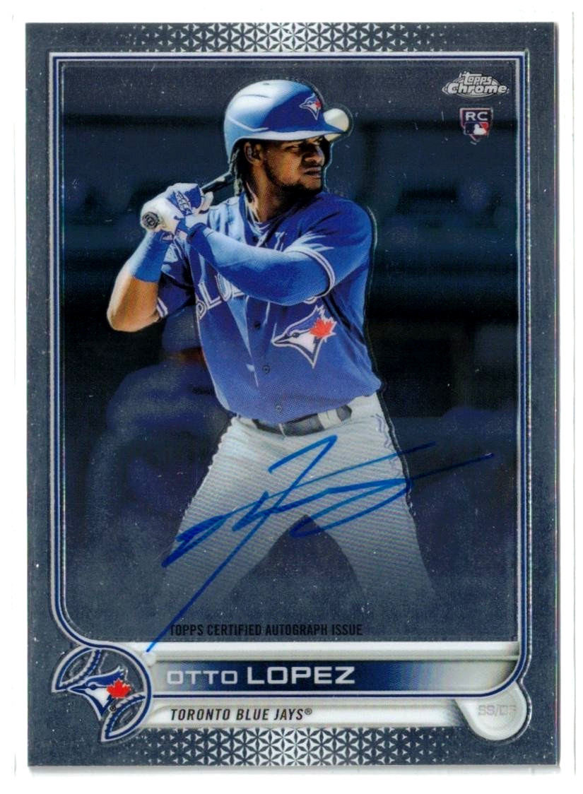2022 Topps Chrome RC AUTO Otto Lopez #RA-OL! Marlins! Rookie! Autograph!