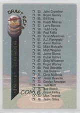 1994 Signature Rookies Draft Picks Checklist /45000 Checklist Cards 53-100 0w7