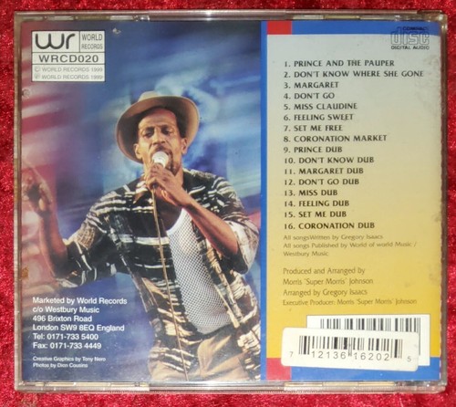 Gregory Isaacs - Das neue Jahrtausend CD. Ref00079 - Bild 4 von 4