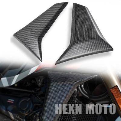 100% Carbon Fiber Radiator Side Cover For Ducati Hypermotard 698 MONO /RVE 2024-