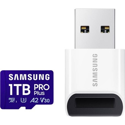 Samsung microSD Card PRO Plus (2023) miniSDXC-Karte Retail 1 TB Class 10,