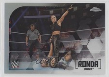 2020 Topps Chrome WWE Refractor Ronda Rousey #51 d9r
