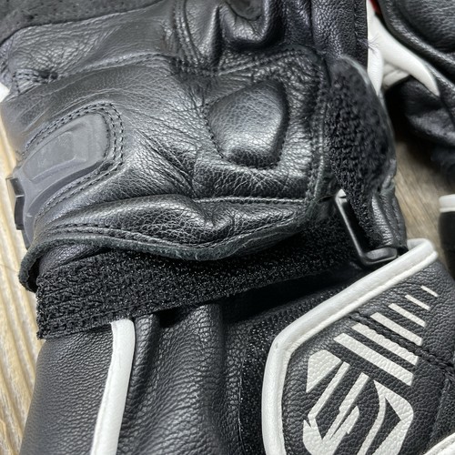 FIVE RFX-3 Gauntlet Motorcycle Race Gloves Vented Mens size XXL Black / White - Picture 8 of 17