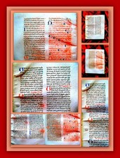 GODZINOPIS-EVANGELIAR-KODEKS-RELIKWIE, średniowieczna-Northumbria, pergamin, około 1280 roku