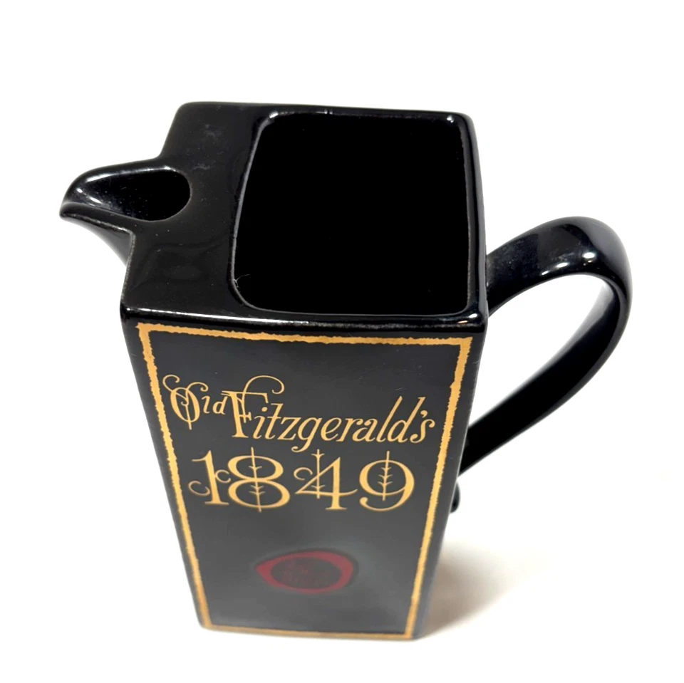 Pristine Old Fitzgerald's 1849 Bourbon Bar 6" Pitcher Kentucky Straight Vintage - Image 2 of 4