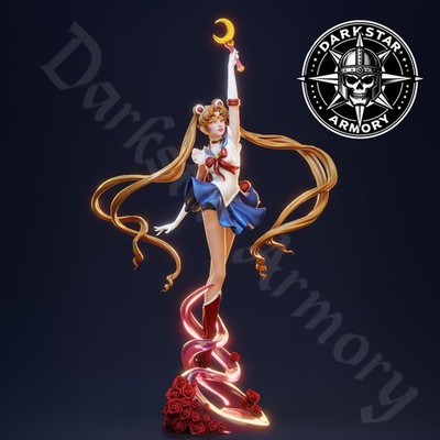 Sailor Moon SFW Resin Female Figure Kit 1/6 1/12 1/18 1/24 CA 3D STUDIOS
