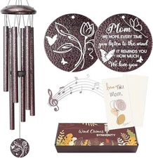 Gifts for 25''Wind Chimes, Mother Birthday Gifts for mom from Daughter Son, Mom