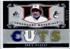 2007 SP Legendary Cuts Legendary Materials Dual #LM-EM2 Eddie Murray /125