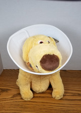 Disney Parks Pixar Up Movie 10" Doug The Dog Plush With Cone Of Shame