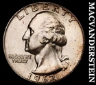1962 Washington Quarter- Silver- Choice Gem Brilliant Uncirculated #J5594