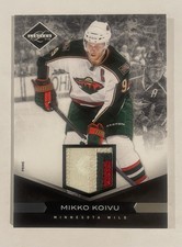 2011/12 Mikko Koivu Leaf Limited Prime Patch 11/25 #95 Minnesota Wild 3 Color