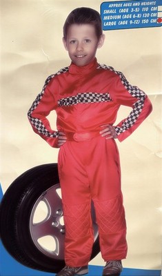 Kinder Motorsportfahrer Kostüm Kinder Formelfahrer Outfit fg