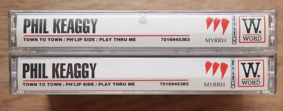 PHIL KEAGGY - TOWN TO / PH'LIP SIDE / PLAY THRU 1991 USA 2x CASSETTE 3 ALBUM SET - Изображение 2 из 4