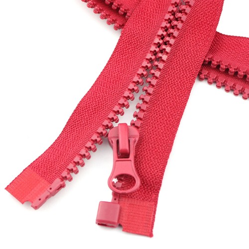 5Pcs Heavy Duty Zipper Open End Chunky Zip Plastic Teeth Fastener Sewing Coats - Picture 30 of 49
