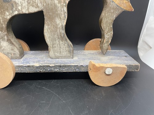 Harcourt Elephant Wood Pull Toy Circa 1920s - Picture 8 of 9