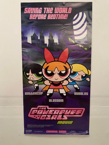 The Power Puff Girls Movie Australian Daybill Movie Poster 90s cartoon comedy - Picture 2 of 7