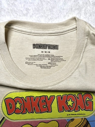 Donkey Kong Herren Vintage T-Shirt Gr. Medium Nintendo Videospiel Super Mario - Bild 4 von 4