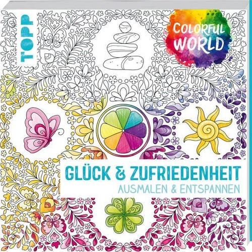 Ausmalbuch „Cottage Dreams“ – Über 40 Motive Landleben, Mit Farbtipps & Inspirierenden Sprüchen
