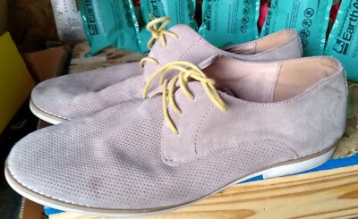 Steve Madden BREWSTAH Beige Suede Lace Up Oxfords Shoes Men's