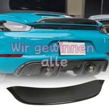für Porsche 718 Boxster 16-19 Carbon Spoiler Heckspoiler Lippe Heckansatz Passt