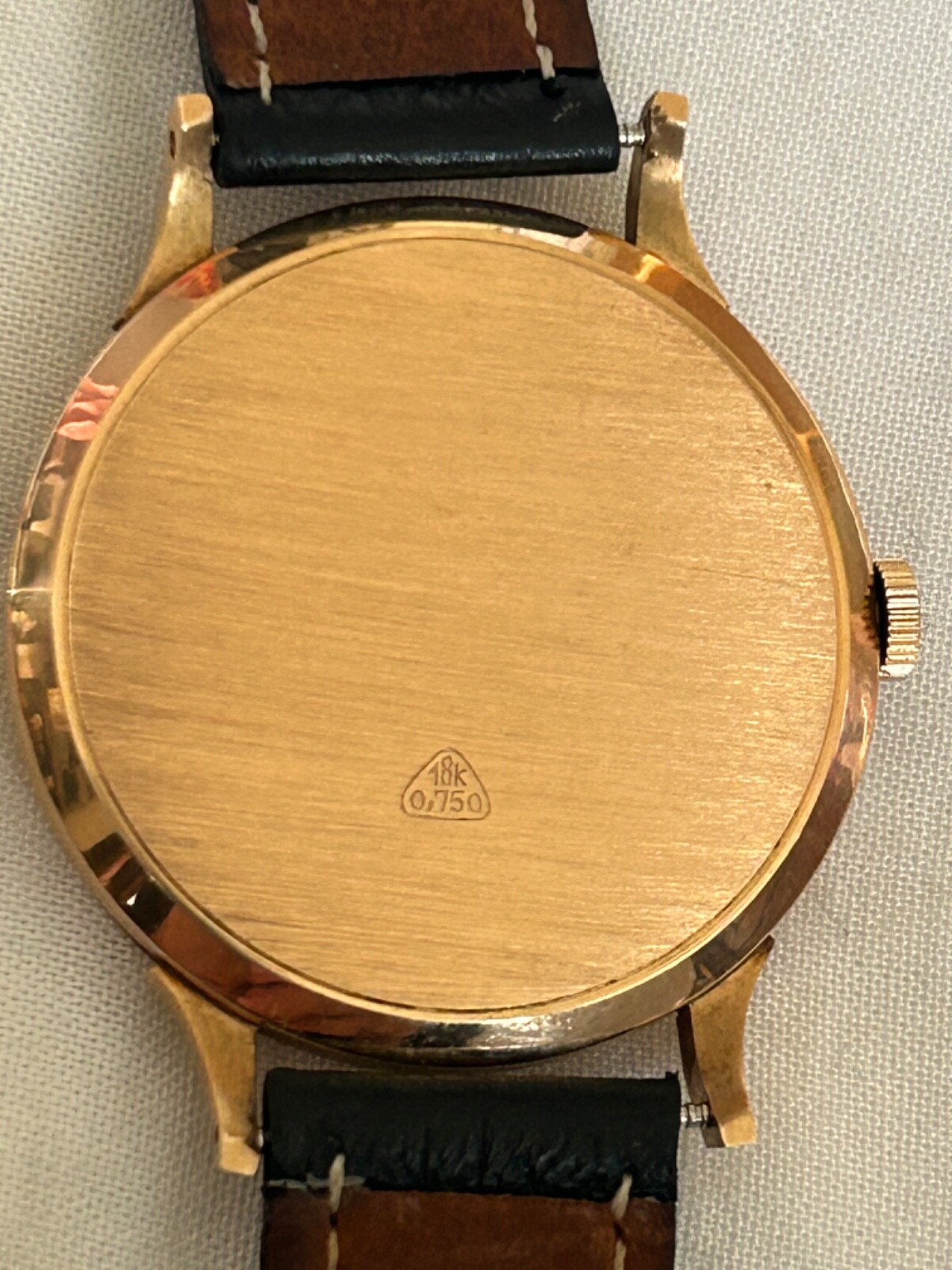 Vintage Omega 18K Solid Rose Gold Manual 37mm Case-Super rare image 5