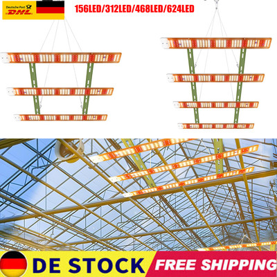 LED Pflanzenlampe Grow Light Vollspektrum Zimmerpflanzen Wachstumslampe 1600W