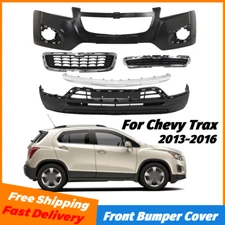 Front Bumper Cover Fascia & Grille Assembly Kit For 2013-2016 Chevrolet Trax