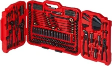 TRUE MECHANIC 312-Piece Mechanics Tool Set and Socket Set, Professional, SAE/Met