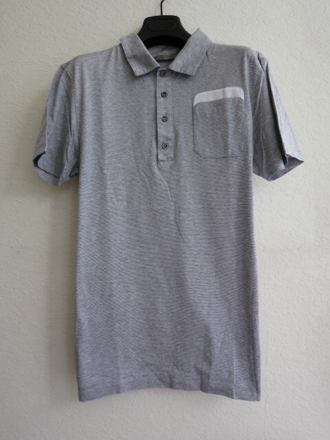 08ss Kris期 DIOR HOMME S/S POLO SHIRTS SS08 DIOR HOMME BLACK/WHITE POLO SHIRT sz S saint laurent paris | eBay