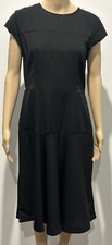 Target Women Black A-Line MIDI Length Dress SZ M 12 NEW BNWT Business Career