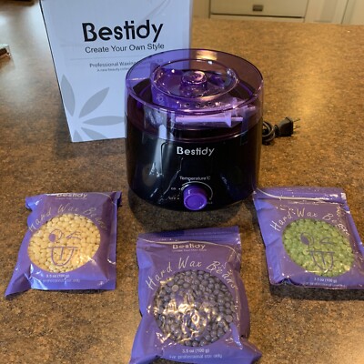 Beatidy Professional Waxing Warmer Kit W/3 Extra Wax Beans!