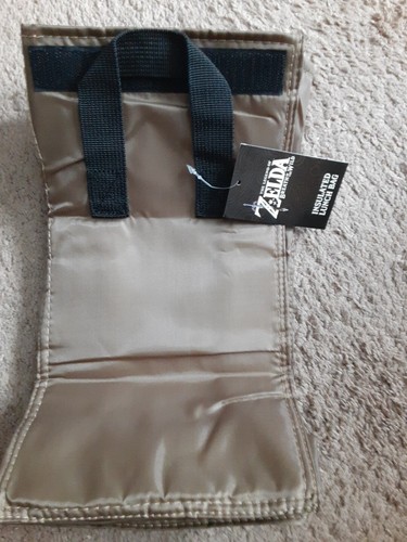 The Legend of Zelda Breath of the Wild Insulated Lunch Bag Brown With Tag - Picture 2 of 7