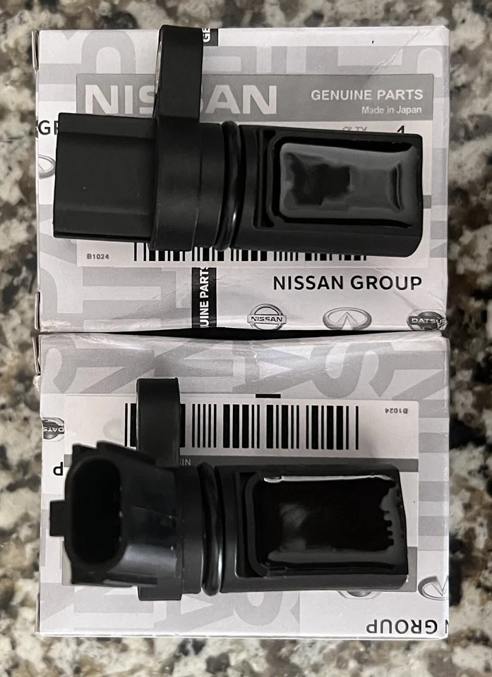 Sensor de posición del cigüeñal del árbol de levas OEM Nissan L+R para Murano Pathfinder Xterra Foto 4 de 4