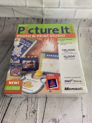 *BRAND NEW, SEALED!!!* Early 2000s Vintage Big Box PC Software - Picture 2 of 12