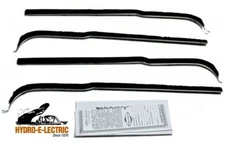 NEW 1961-1966 Ford Pickup Truck Window Sweeps Felt Kit Beltline Weatherstrip 