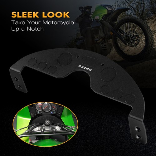 NiceCNC For Kawasaki KLR650 2008-2018 Lower Dash Panel Pad Dashboard Cover Black - Picture 5 of 8