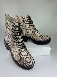 croc print combat boots
