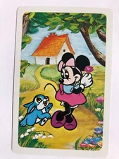 Nintendo Disney Minnie Mouse Rabbit Cartoon Kids Children Playing SWAP CARDS x1