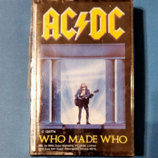 AC/DC Who Made Who Cassette Tape Factory Sealed Unopened  Original Release
