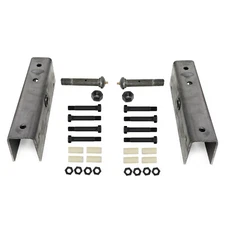 Pair Trailer Suspension Rebuilt Kit Slipper Spring 12" Equalizer Bushings Bolts