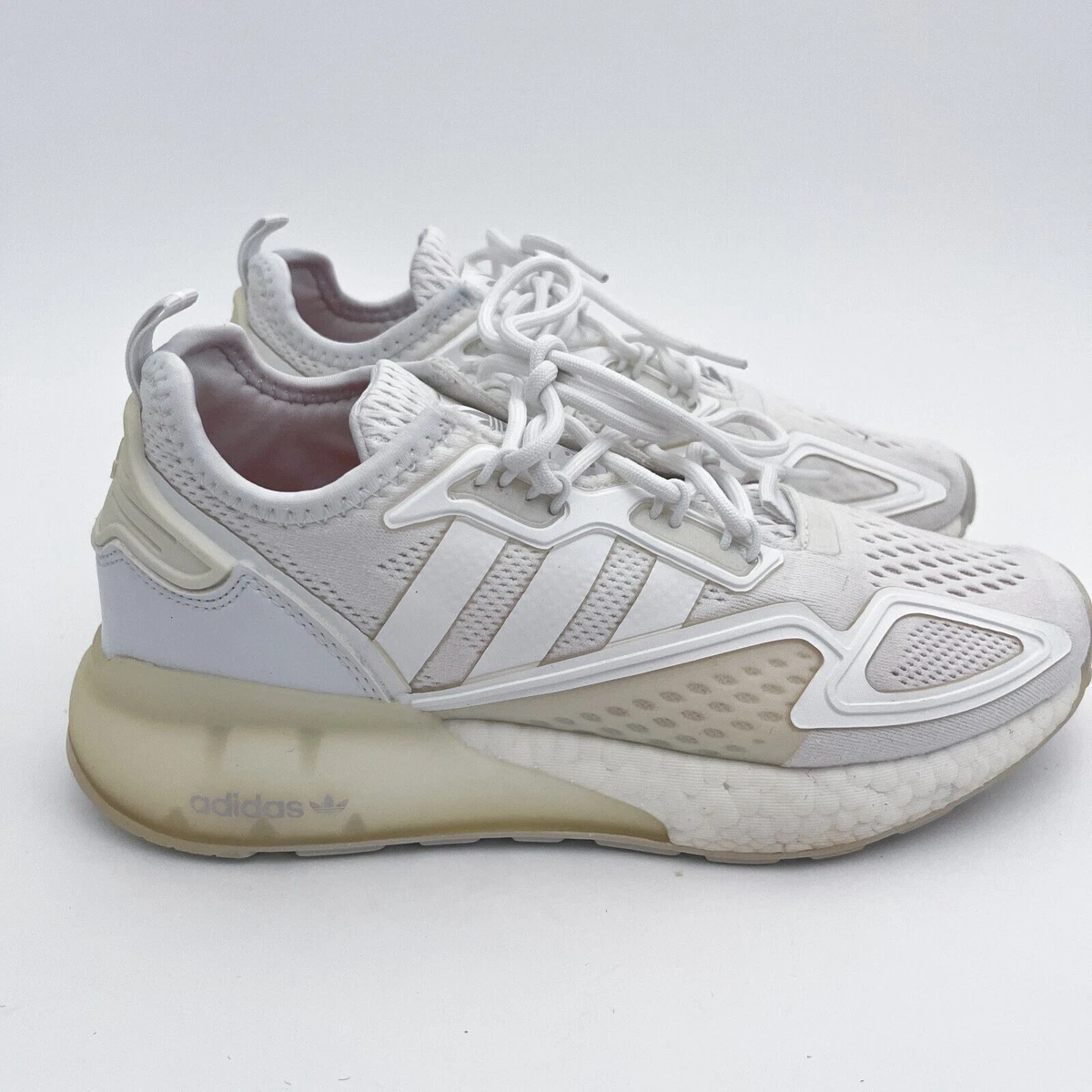 Adidas ZX 2K Boost Triple White for sale | eBay