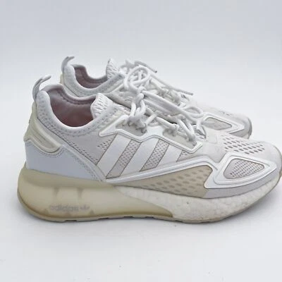Adidas ZX 2K Boost Triple White for sale | eBay