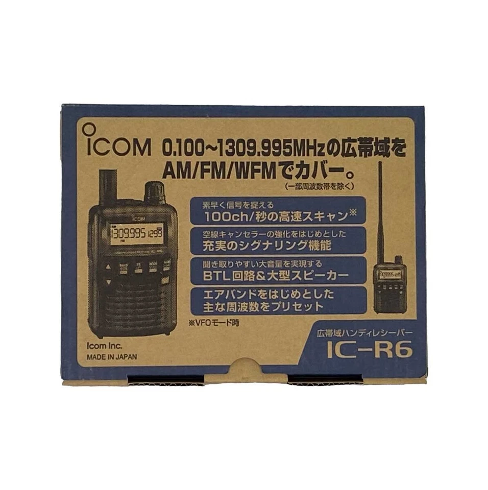 ICOM IC-R6 Broadband Handy Receiver 3 Colors FedEx/DHL - Image 2 of 4