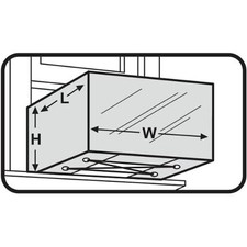 M-D Building Products 87619 20"x28"x30" Window Unit Air Conditioner Cover, Gray
