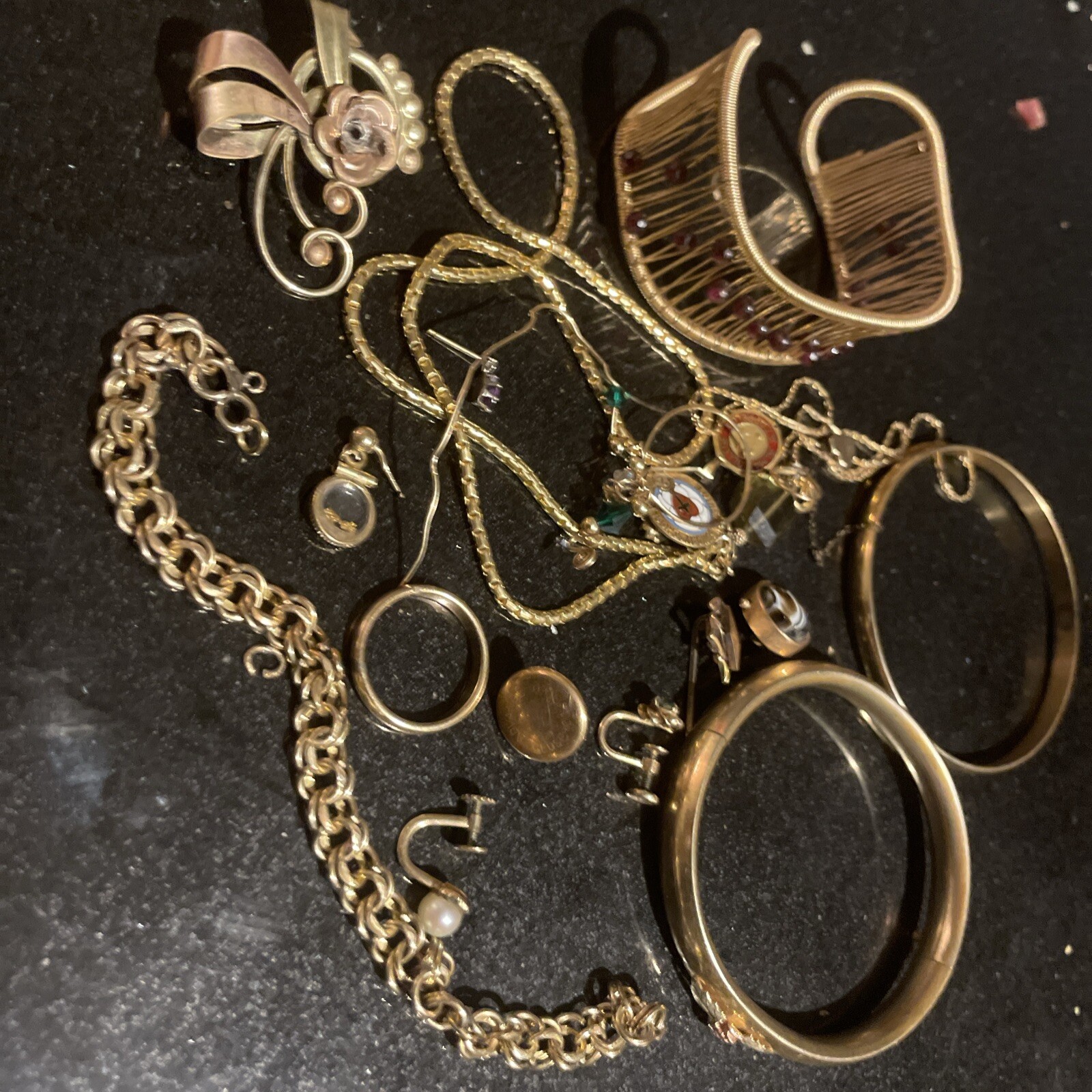 Great Lot of Victorian/Vintage gold filled Jewelry Scrap /Use 92g eBay