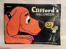 1966 Vintage Cliffords Halloween Soft Cover Book Children  s Scholastic TW927